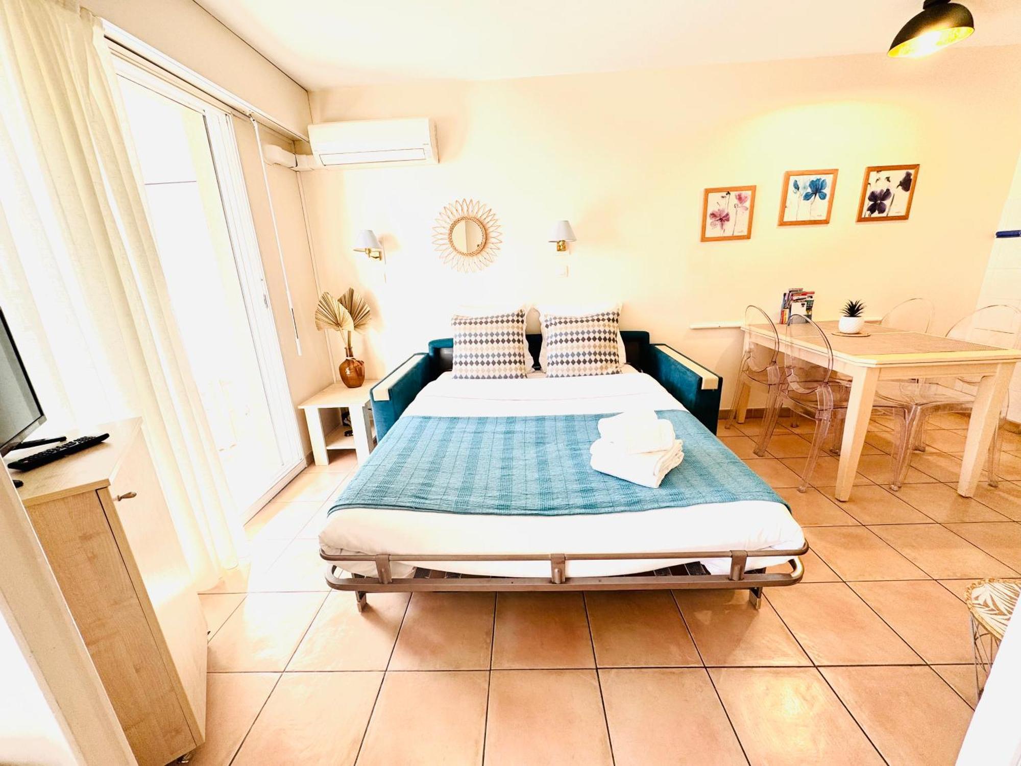 Ferienwohnung Les Rivages 2P Terrasse Parking Menton Exterior foto
